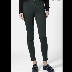 TopShop | Green Leigh Moto Skinny Jeans W30L30